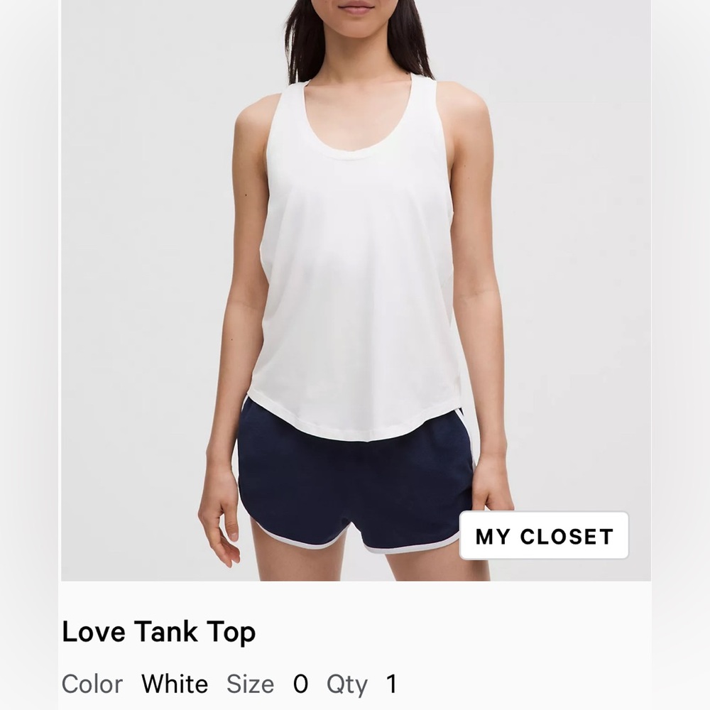 Lululemon Love Tank Top